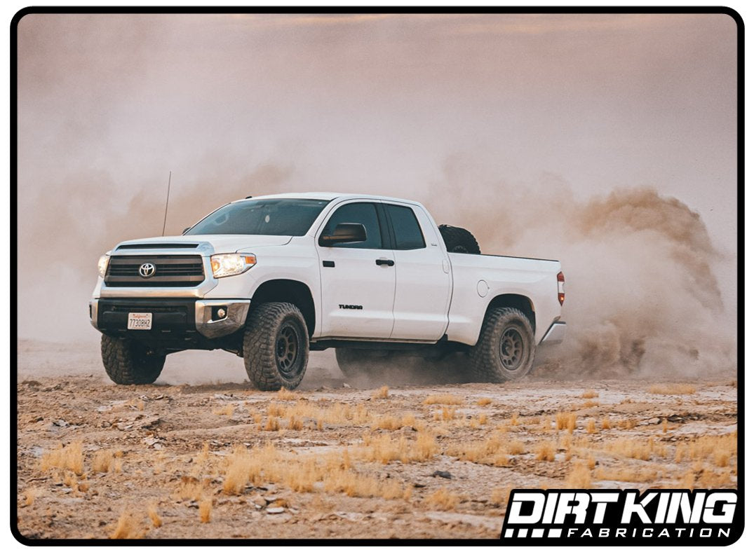 '07-21 Toyota Tundra Dirt King Fabrication Performance Lower Control Arms Display on vehicle