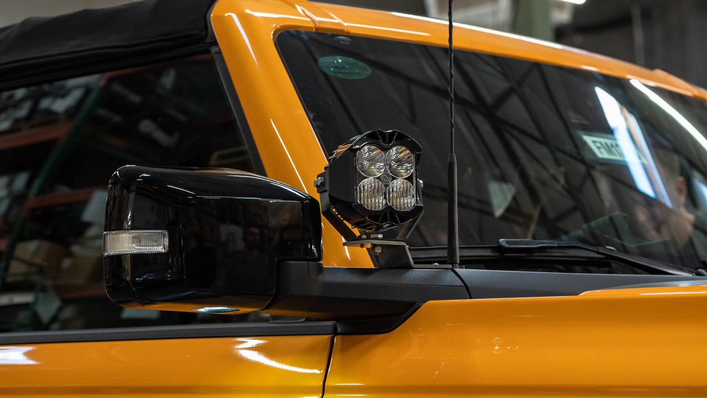 '21-Current Ford Bronco SDHQ Built A-Pillar Light Mounts