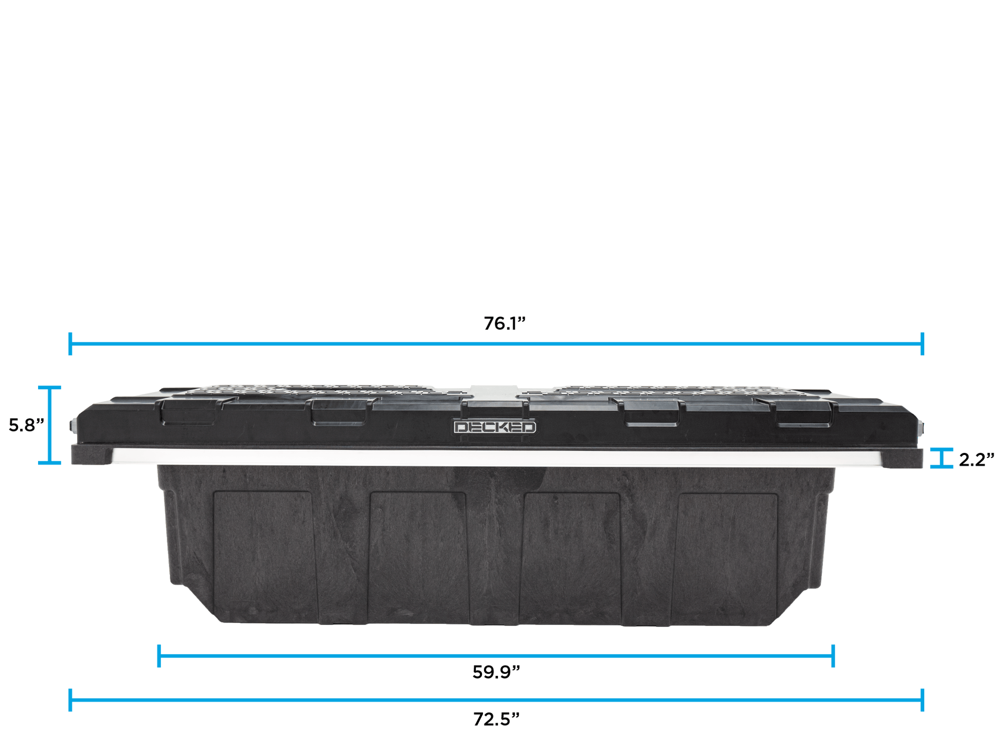 Truck Tool Box By Decked Design and Measurements
