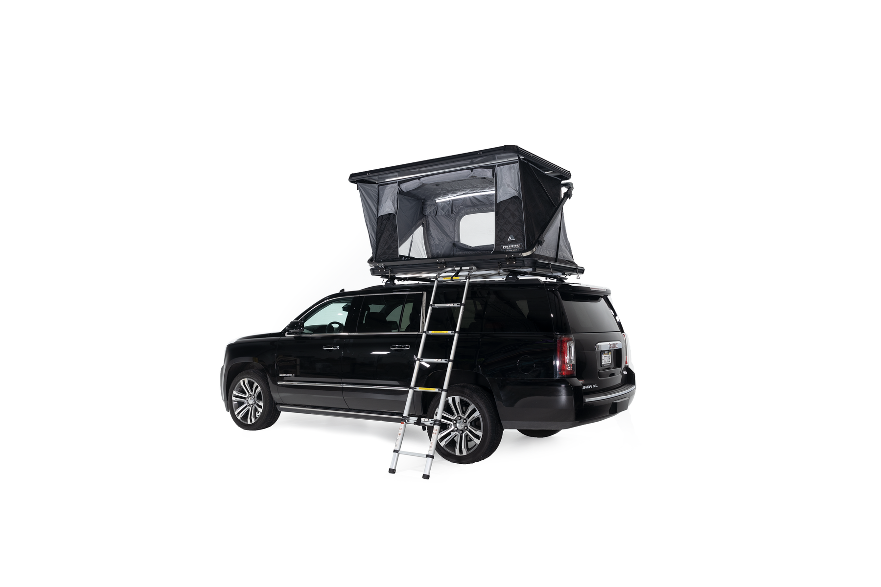 Evolution Series 49" Rooftop Tent Display on Vehicle