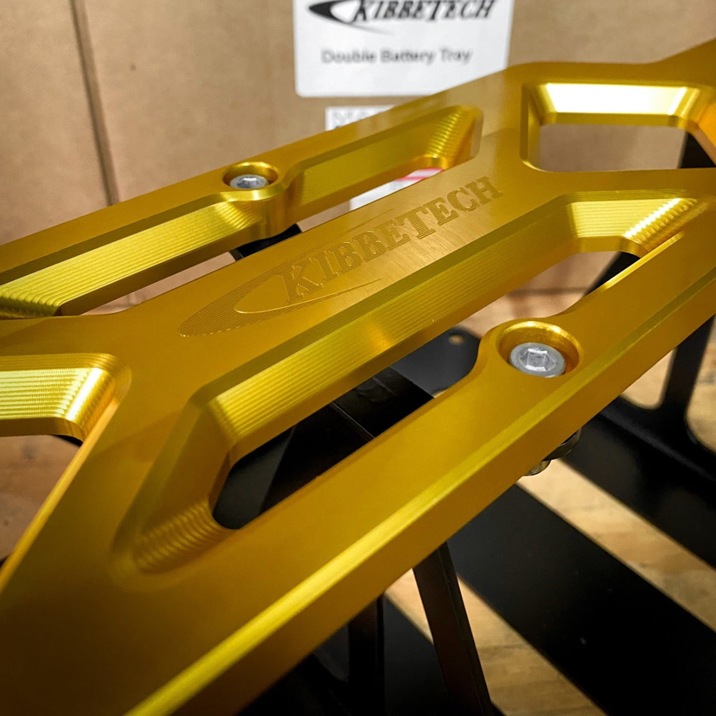 Kibbetech Dual Battery Tray Kit close-up