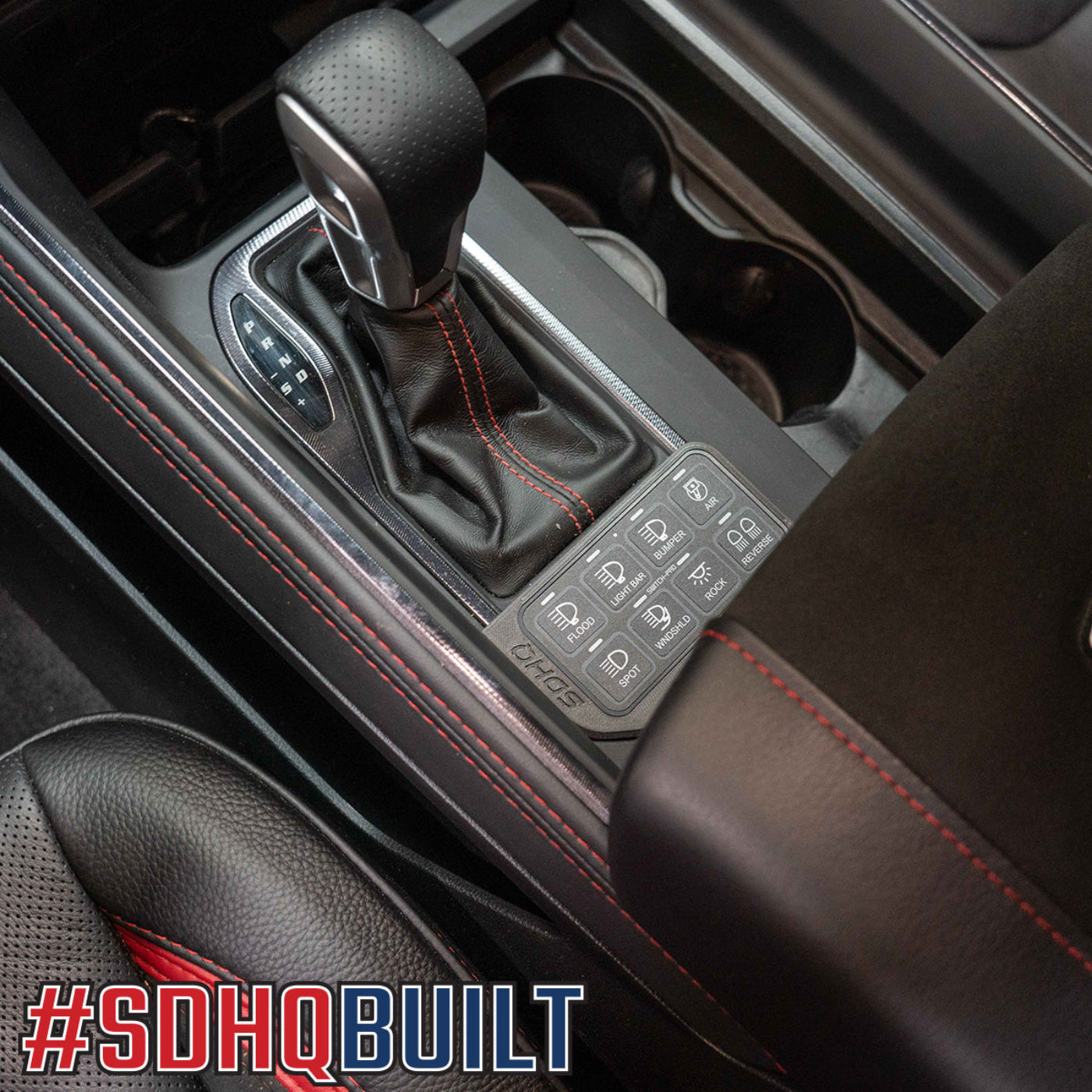 2025 Ram 1500 RHO SDHQ Built Billet Switch-Pros SP-9100 Keypad Mount installed