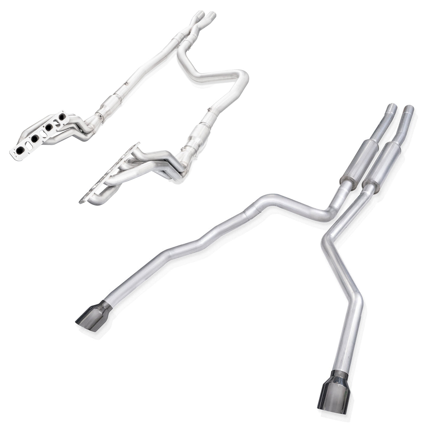 '21-23 Ram TRX 6.2L Catback Exhaust & Long Tube Header Combo Kit Stainless Works display