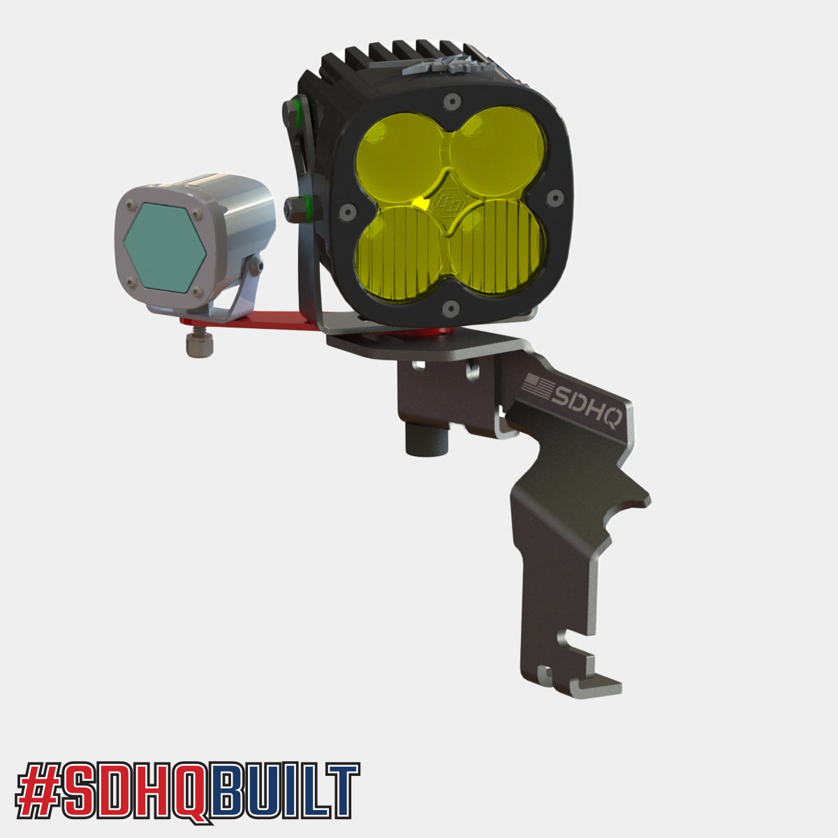 SDHQ Built A-Pillar Add A Light Mount Kit for Baja Designs XL Series Lights