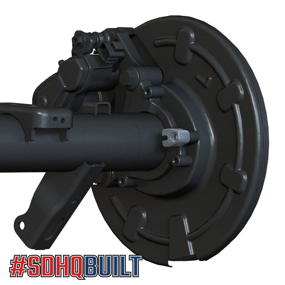 '20-Current Jeep JT Gladiator (Dana 44 Axle) SDHQ Built Billet Rear ABS Guards - SDHQ-00-1304-U1