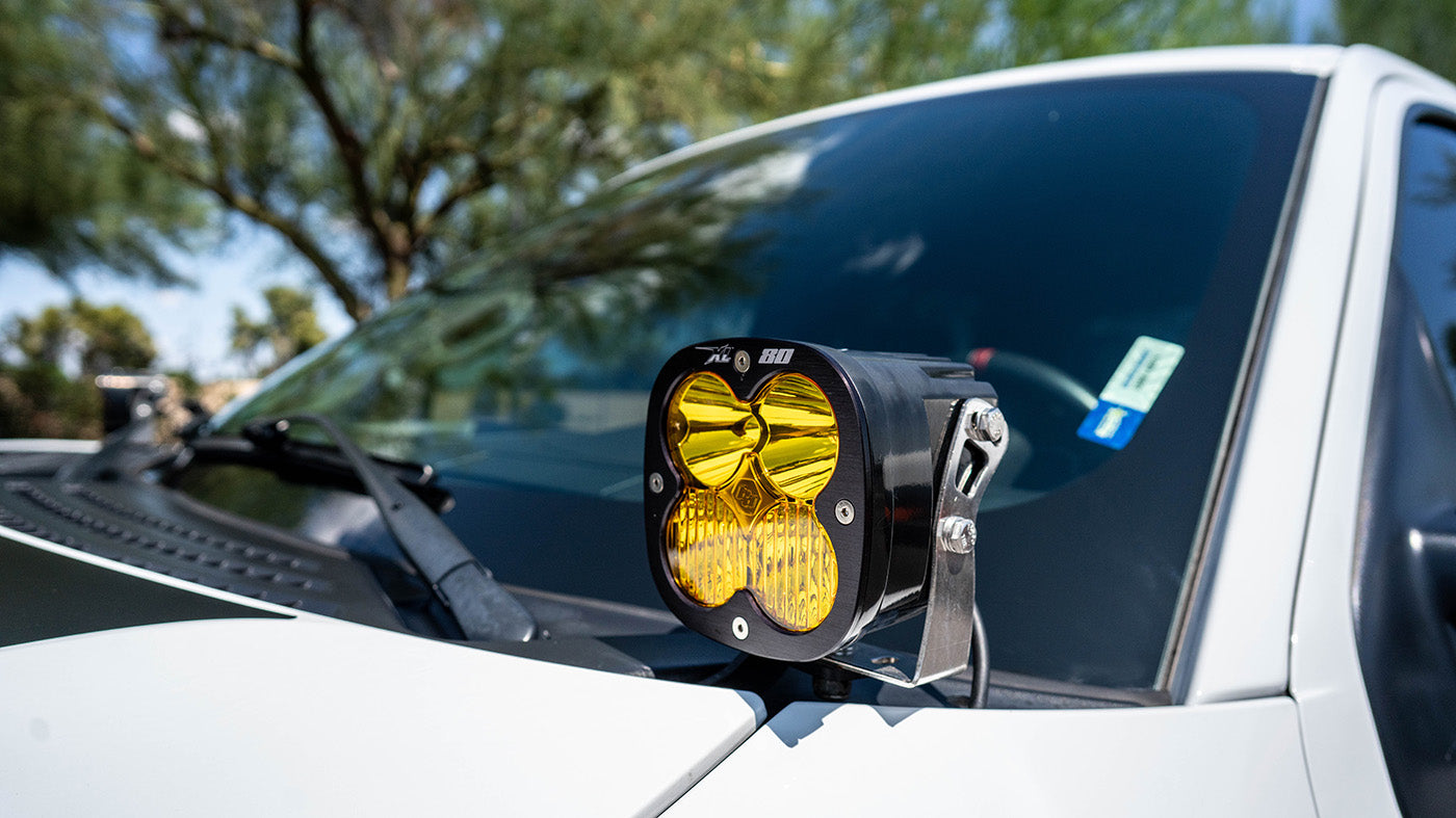 '10-14 Ford Raptor SDHQ Built A-Pillar Light Mounts display