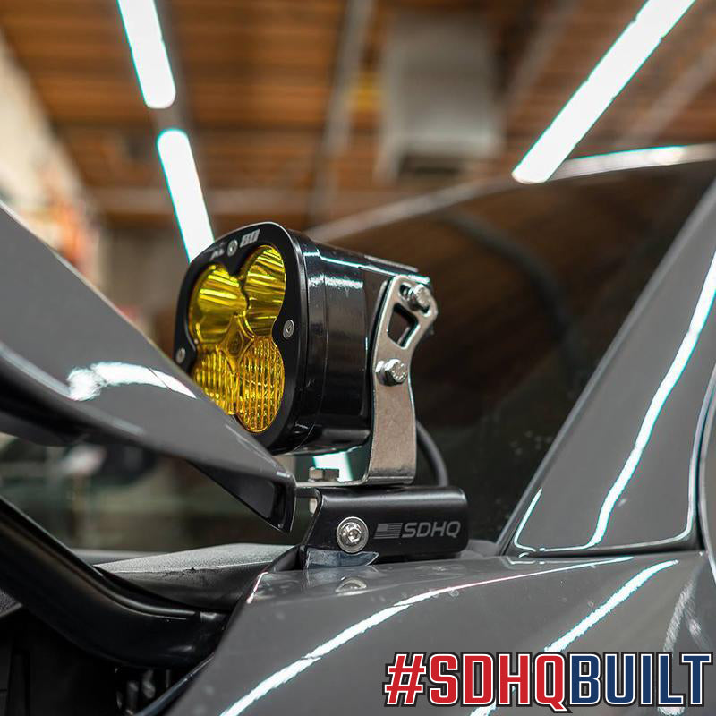 '15-20 Ford F150 SDHQ Built A-Pillar Light Mounts display