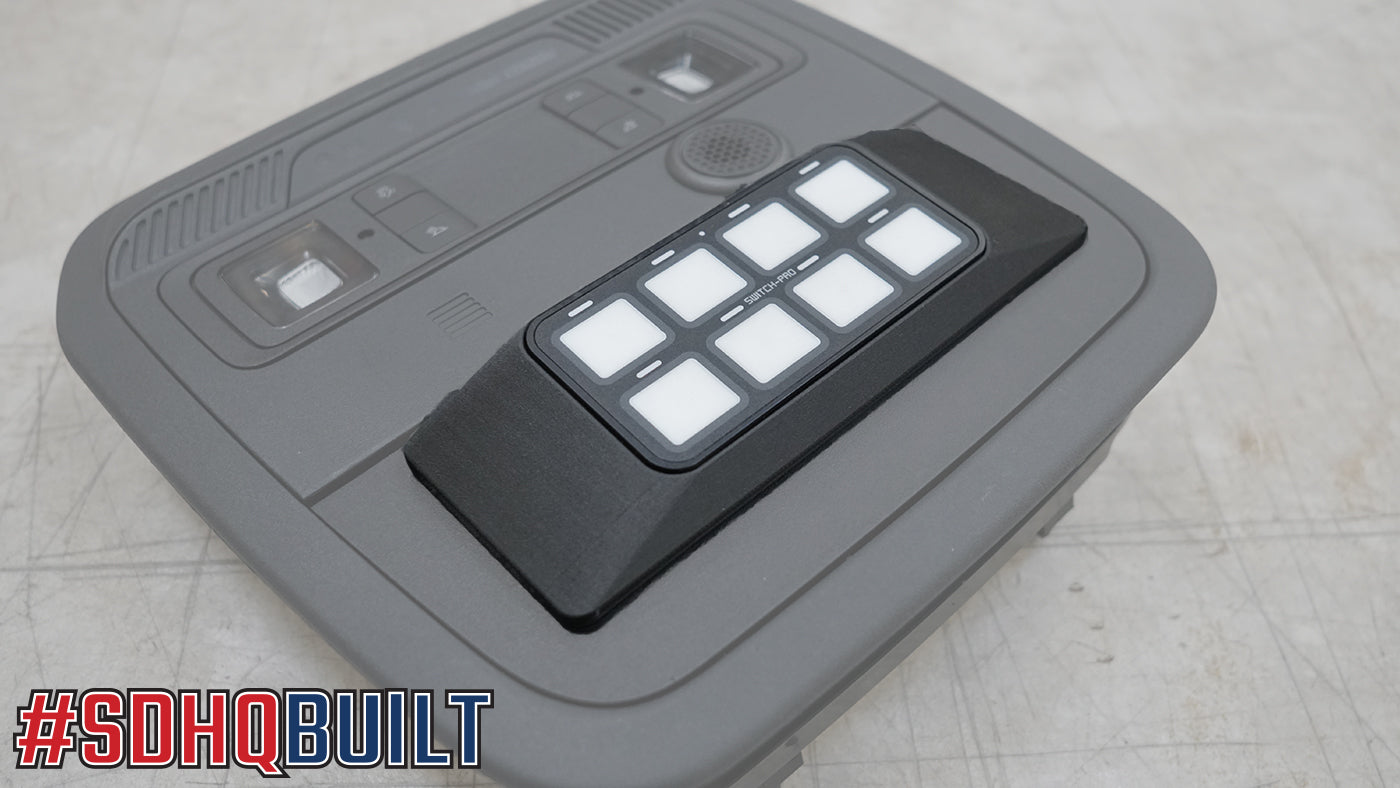 '21-Current Ford Bronco SDHQ Built Switch-Pros SP-9100 Keypad Mount