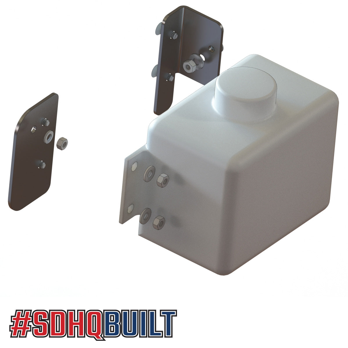 21-24 Jeep Rubicon 392 SDHQ Built Windshield Washer Bottle Relocation