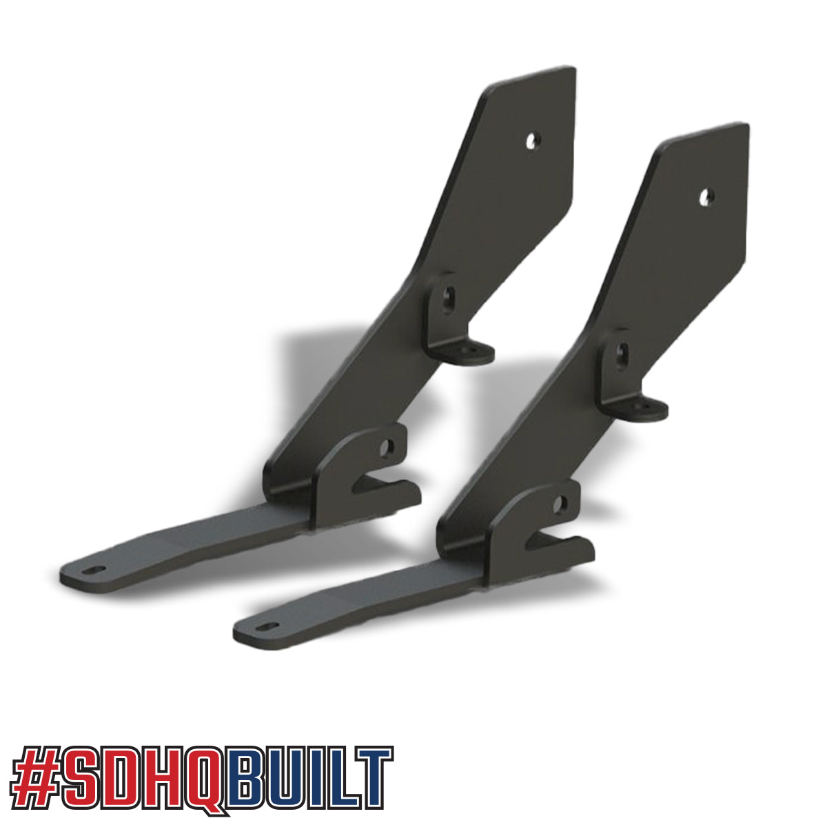 '03-08 Ram 1500 SDHQ Built A-Pillar Light Mounts individual parts display