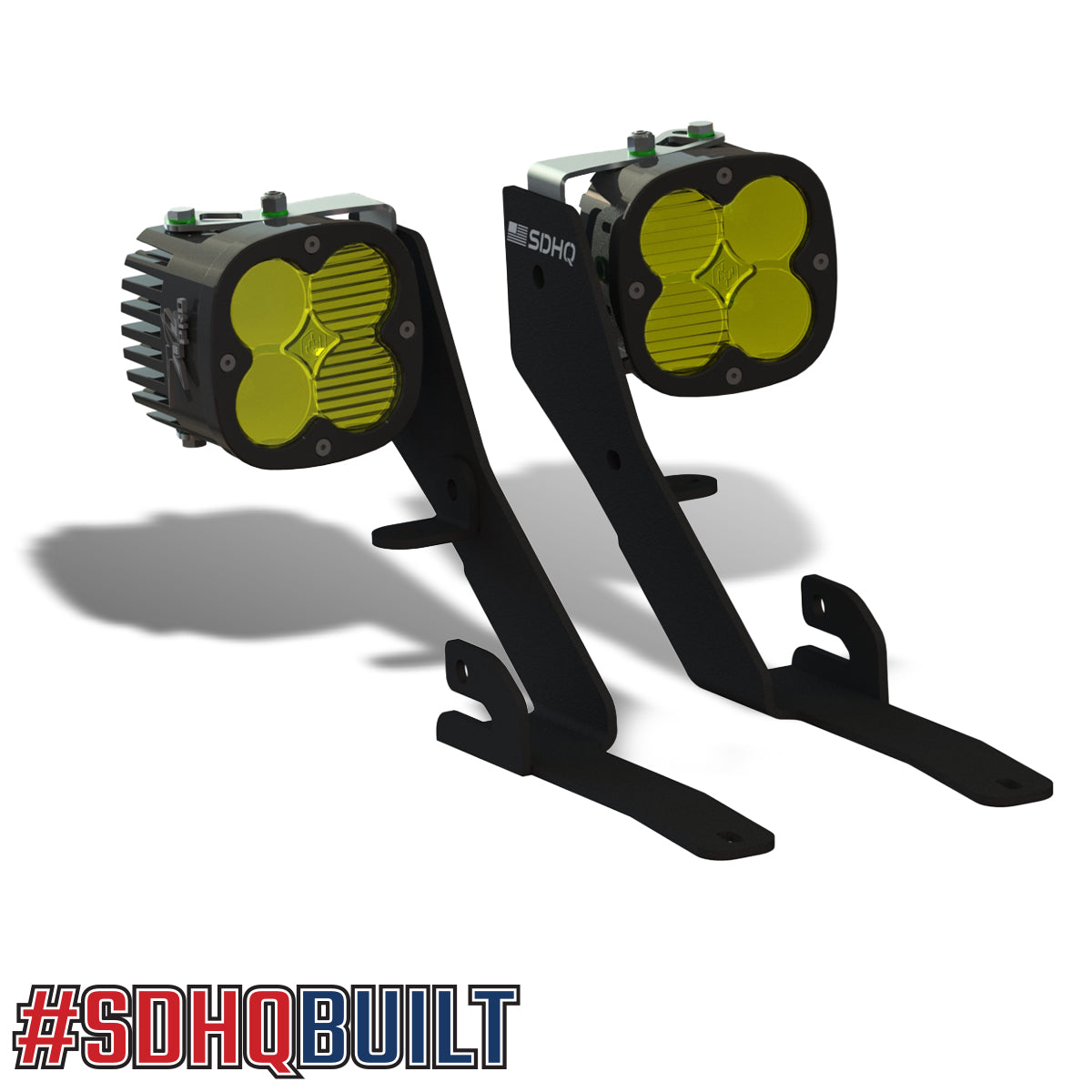 '03-08 Ram 1500 SDHQ Built A-Pillar Light Mounts individual display