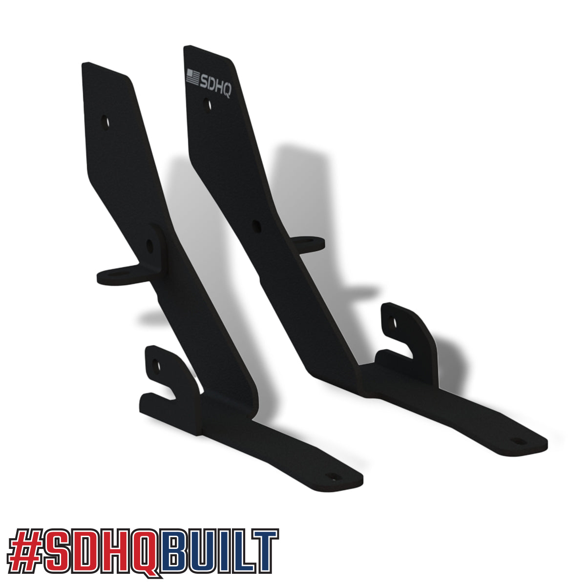 '03-08 Ram 1500 SDHQ Built A-Pillar Light Mounts individual parts display