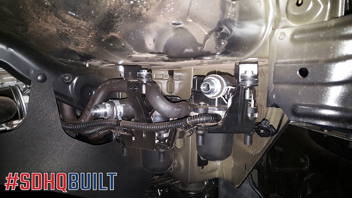 SDHQ Secondary Air Pump Intake Relocation Kit display