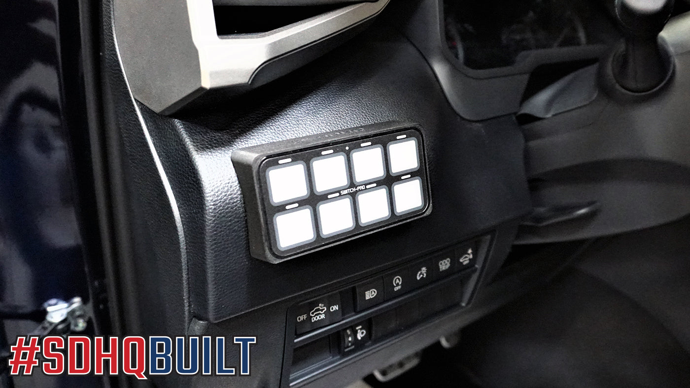 '22-Current Toyota Tundra SDHQ Built Switch-Pros SP-9100 Keypad Mount