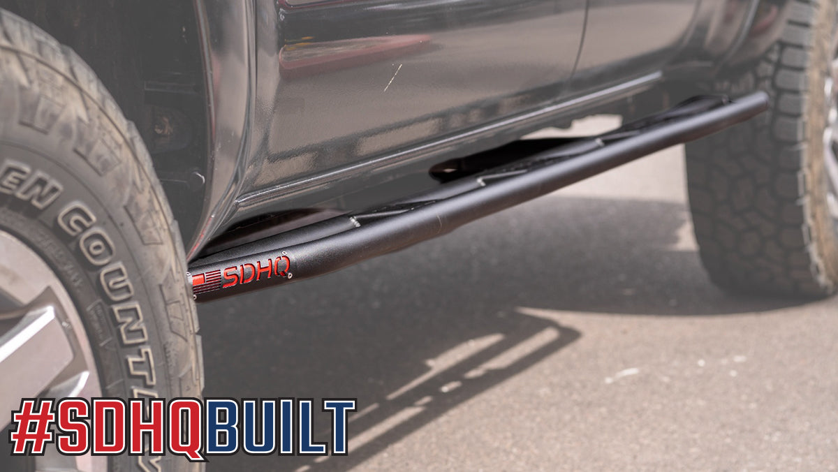 '05-15 Toyota Tacoma SDHQ Built Rock Sliders display