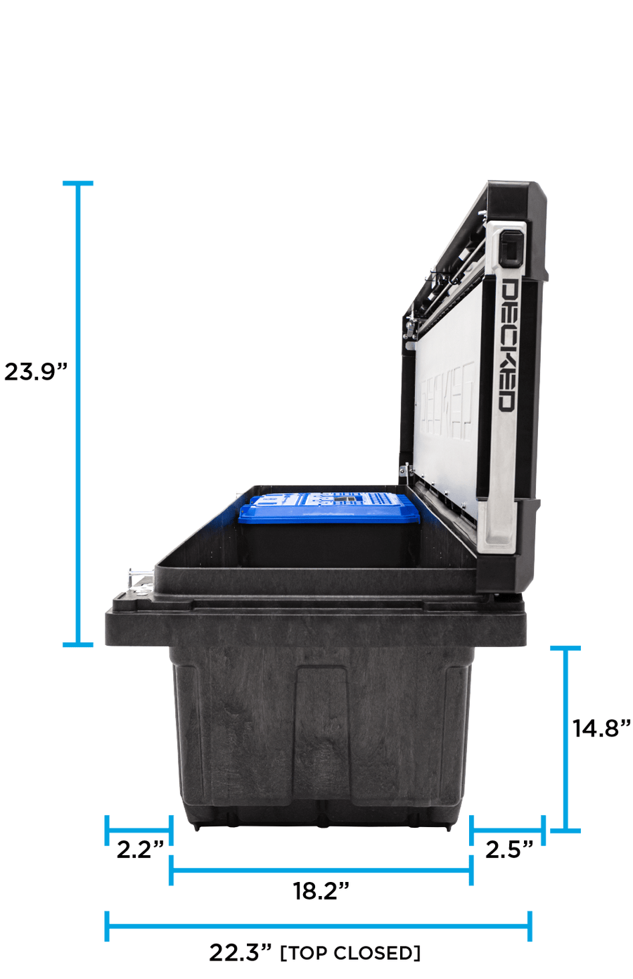 Truck Tool Box By Decked Design and Measurements