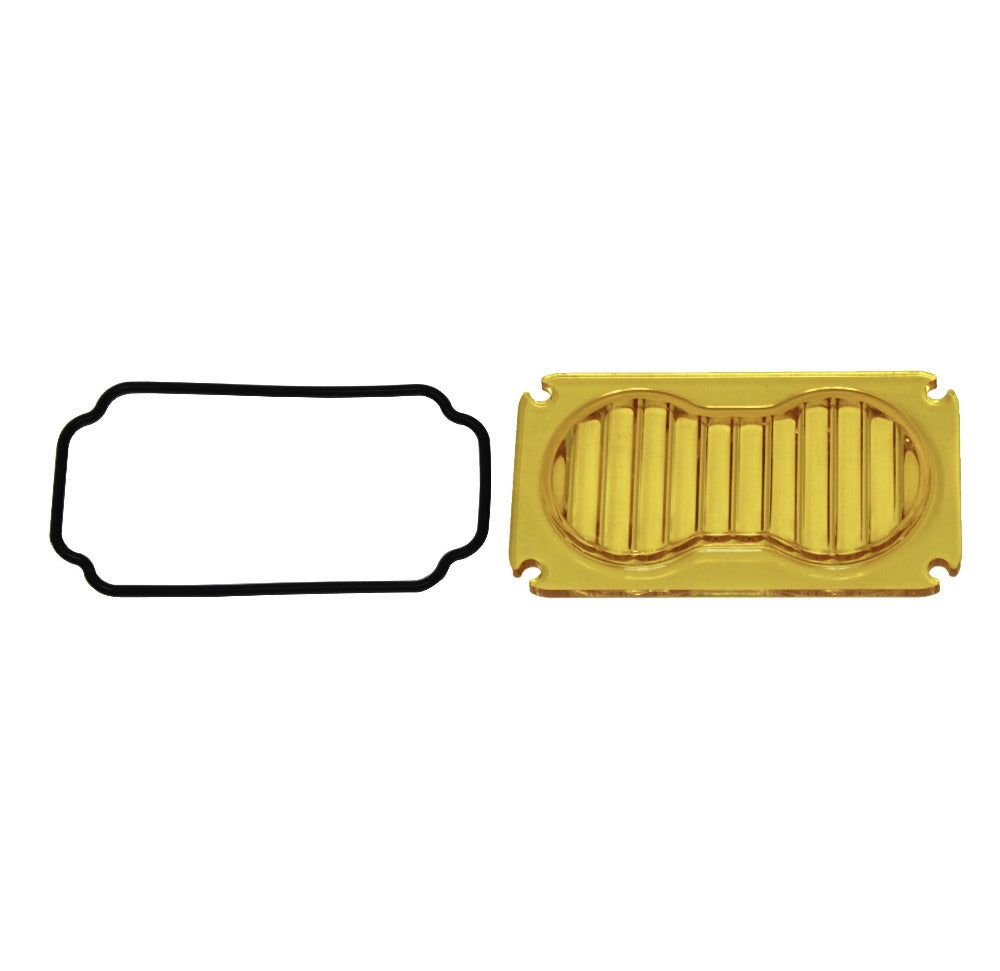S2 Series Lens Service Kit Lighting Baja Designs Amber Wide Driving Display of Included Parts
