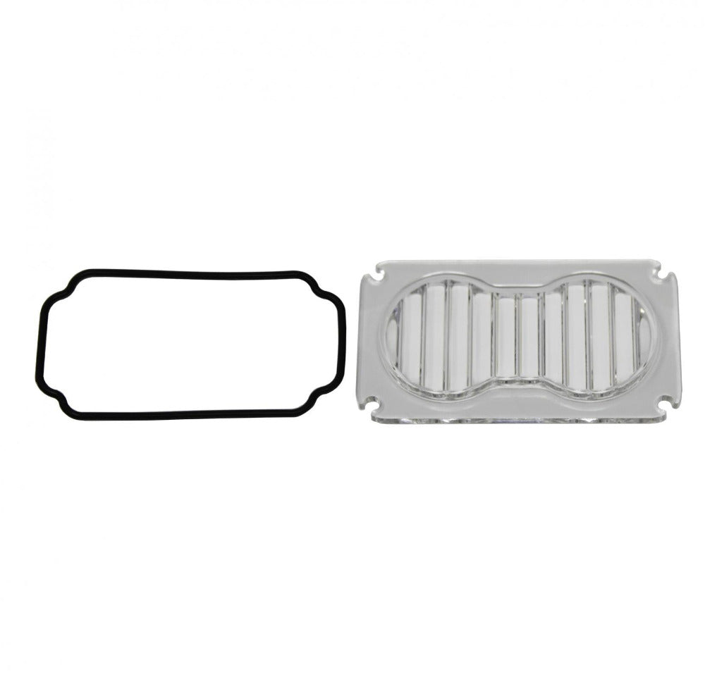 S2 Series Lens Service Kit Lighting Baja Designs Clear Wide Driving Display of Included Parts