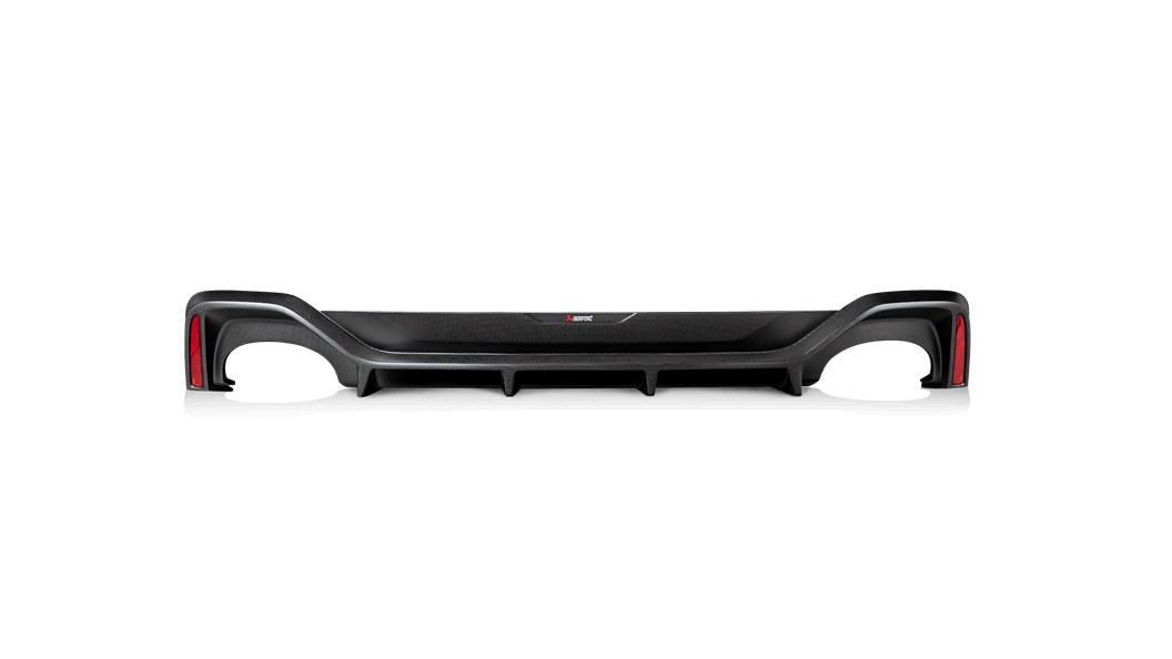 Akrapovic Audi RS6 Avant (C8) Rear Carbon Fiber Diffuser - Matte display