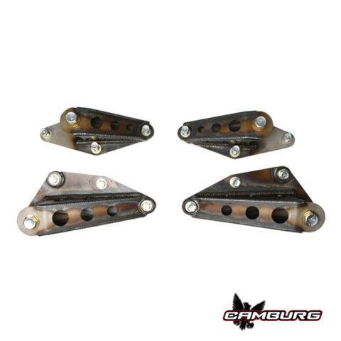 Camburg Univeral Upper/Lower Link Kit Display of Included Parts