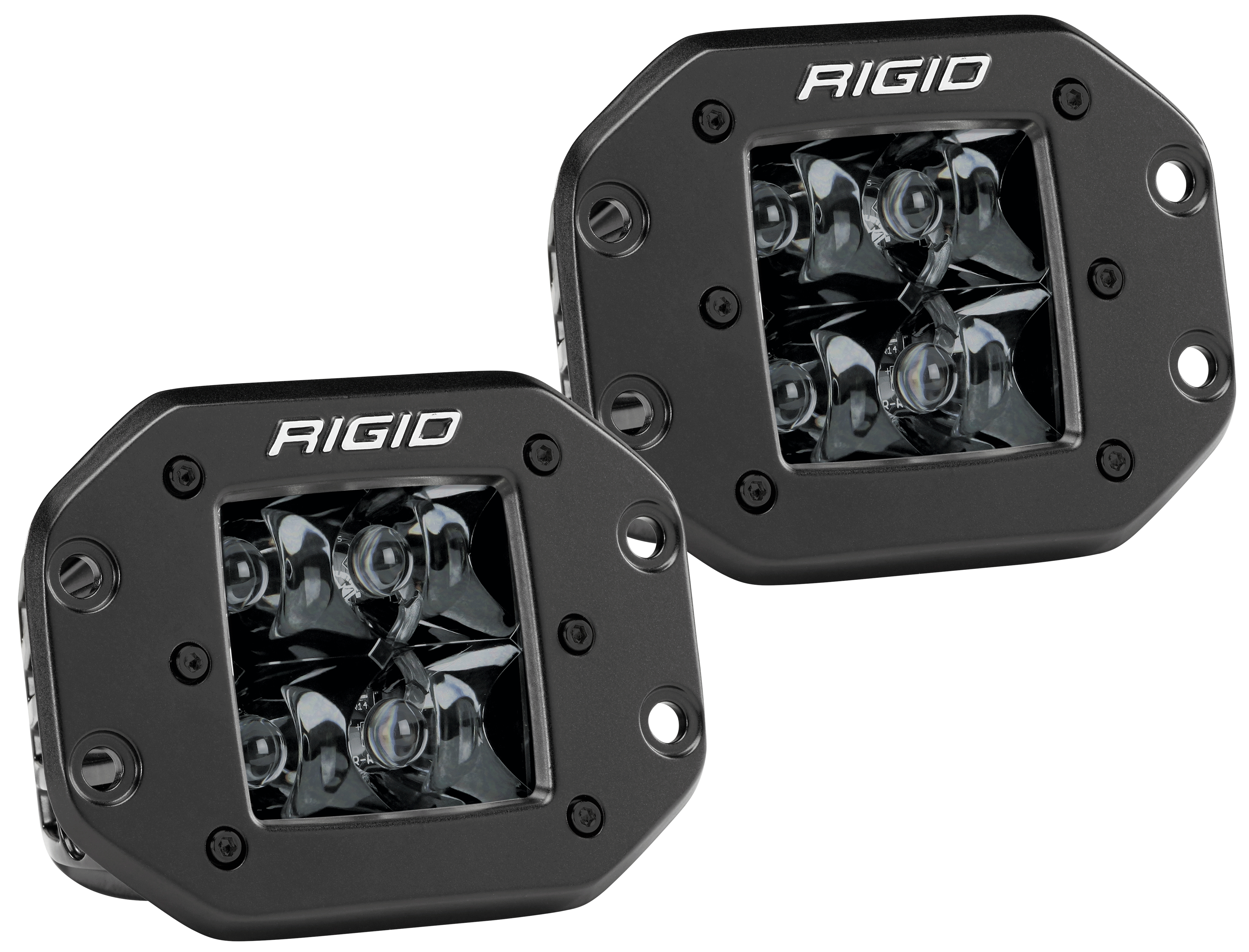 D-Series PRO Midnight Edition Pod LED Light-Pair Lighting Rigid Industries Flush Mount Spot