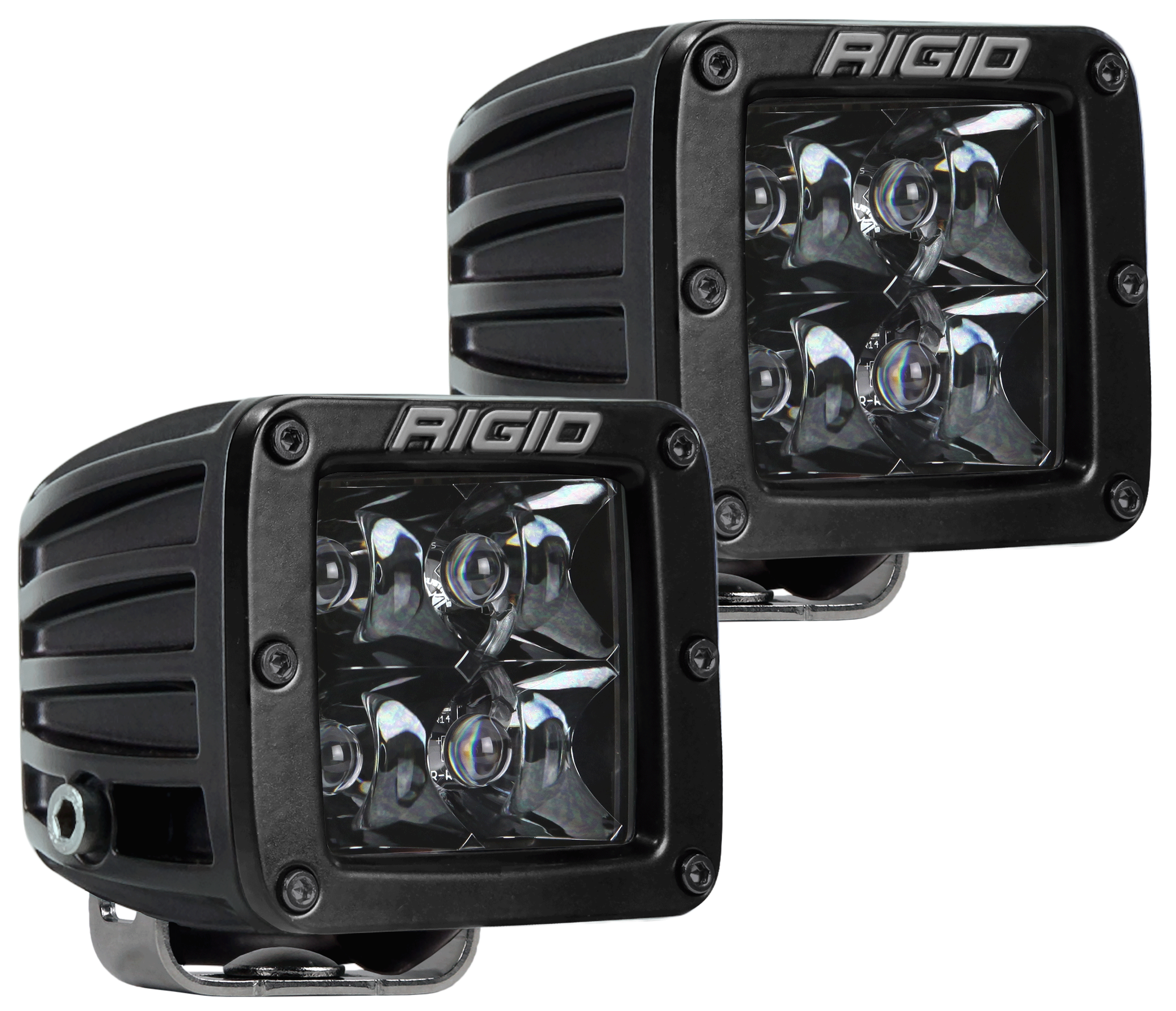 D-Series PRO Midnight Edition Pod LED Light-Pair Lighting Rigid Industries Surface Mount Spot