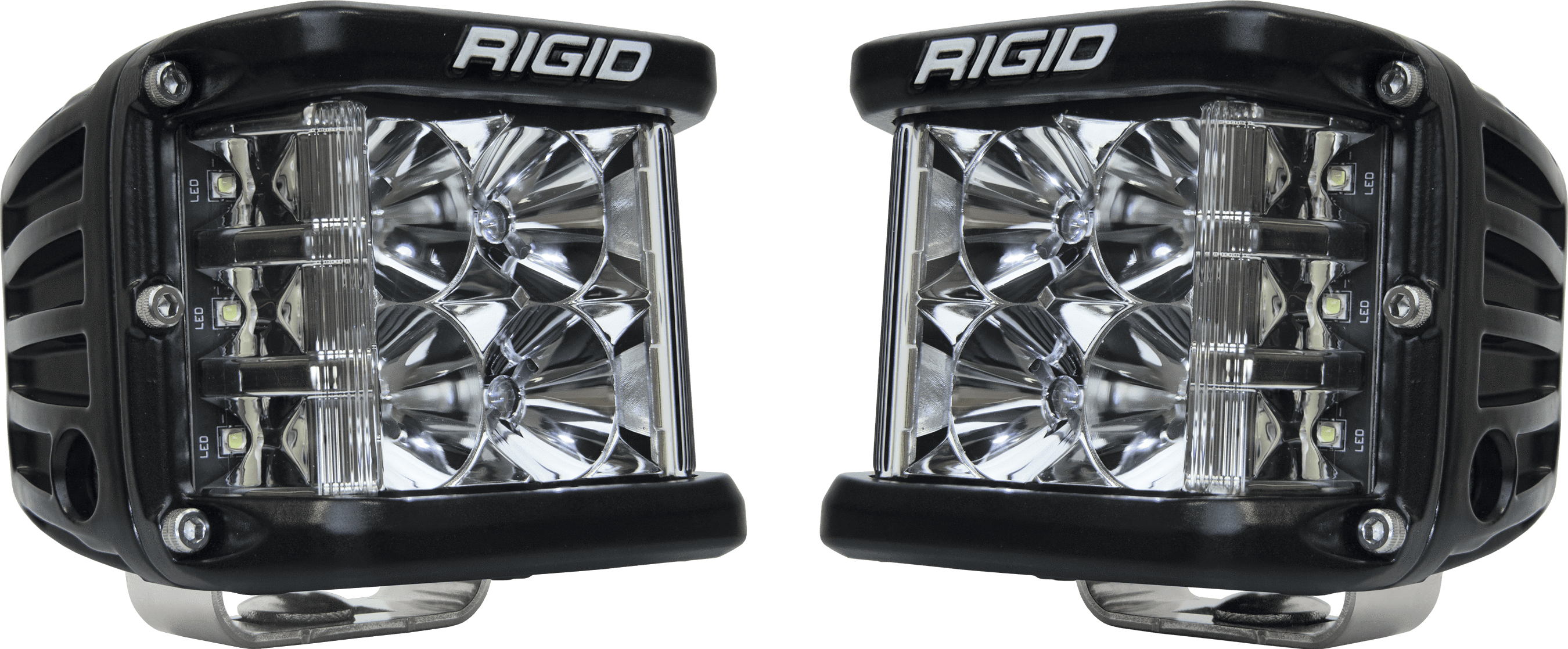 D-SS Pro Series Pod LED Light-Pair Lighting Rigid Industries Black Flood