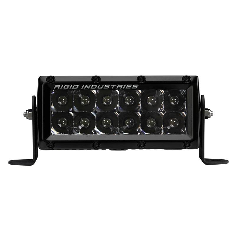 E-Series PRO Midnight Edition LED Light Bar Lighting Rigid Industries 6"