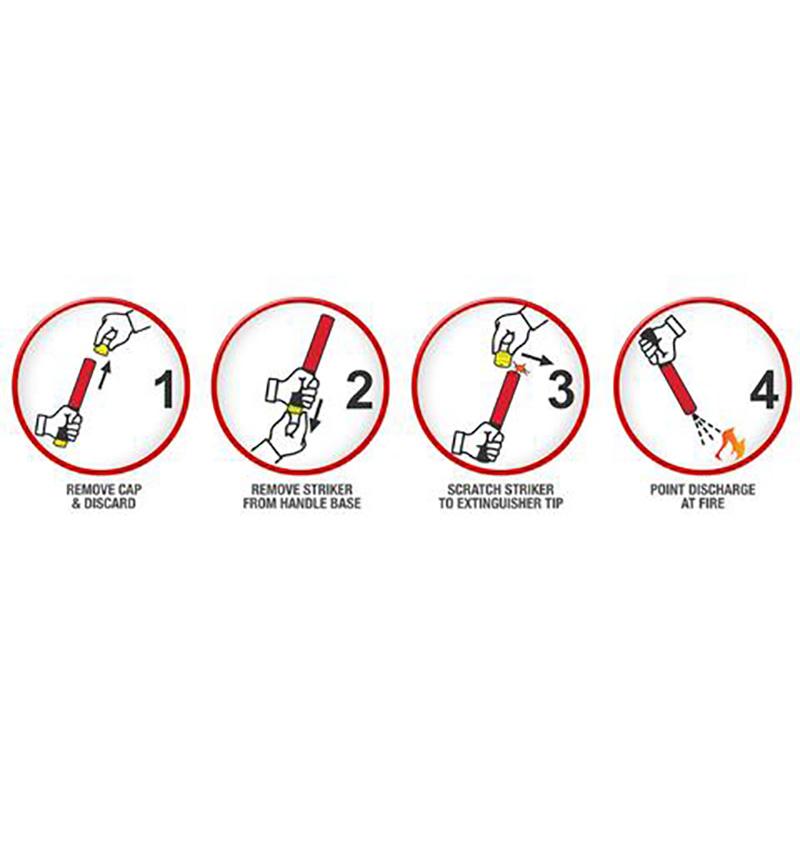 Element Fire E100 Industrial Portable Fire Extinguisher - 40100 Instructions