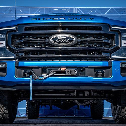 Ford Performance by WARN® Ford Super Duty Winch Kit 2020-2022 Display on Vehicle