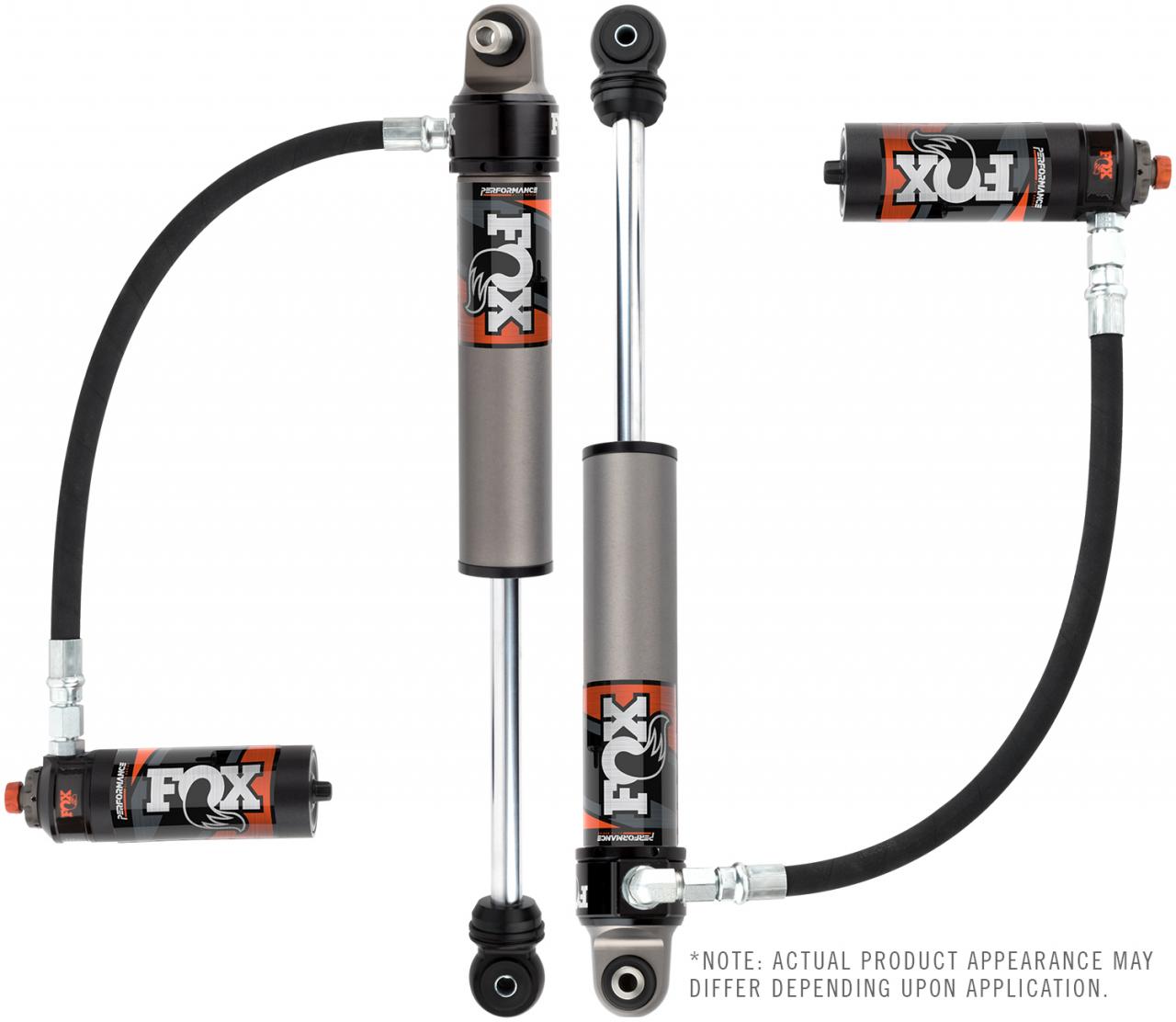 '14-22 Ram 2500 Fox Performance Elite Series 2.5 RR Front Shocks Display of Included Parts