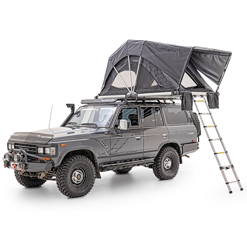 High Country Premium Series 80" Roof Top Tent Display on vehicle