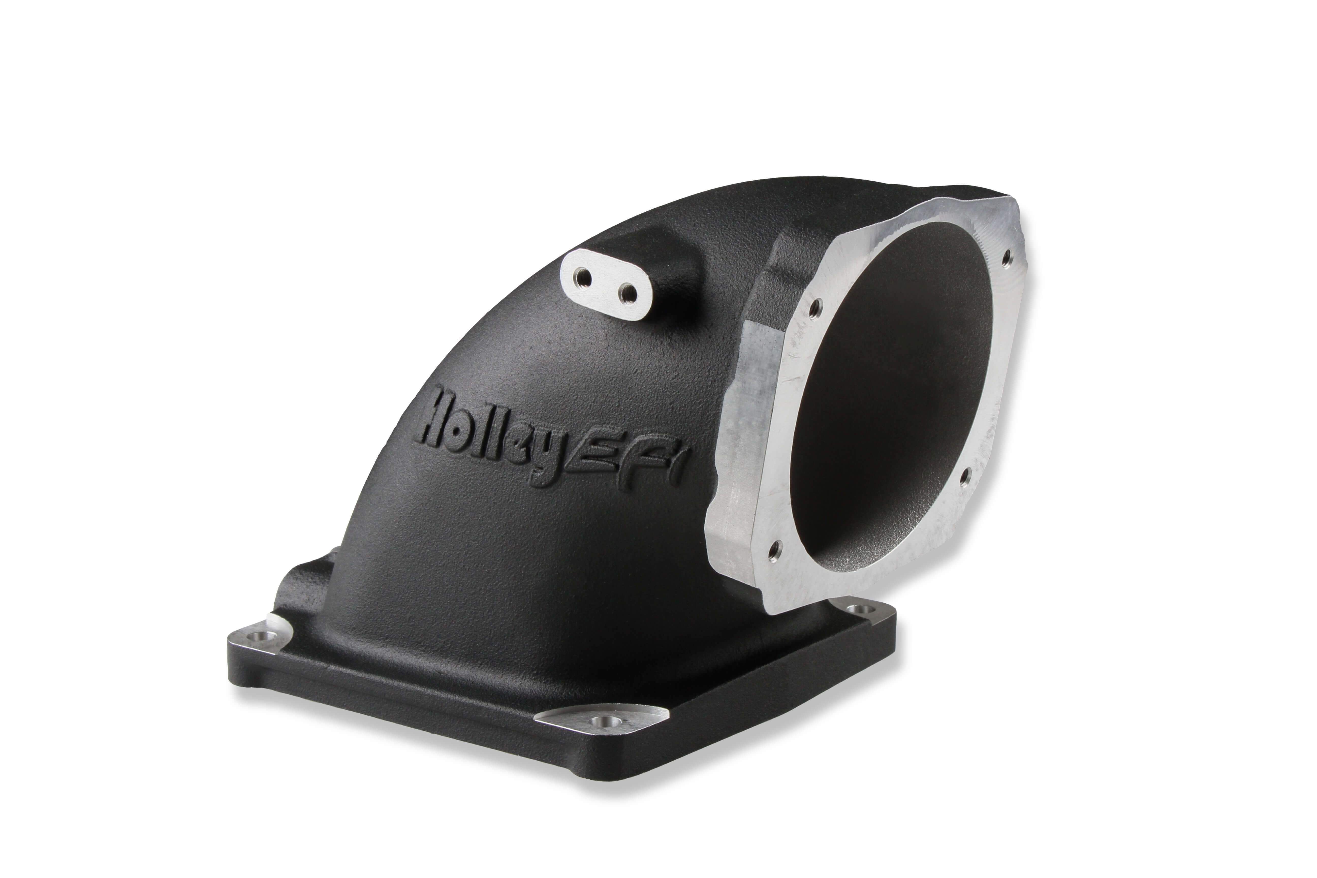 Holley Air Intake Tube Black GM-LS Display