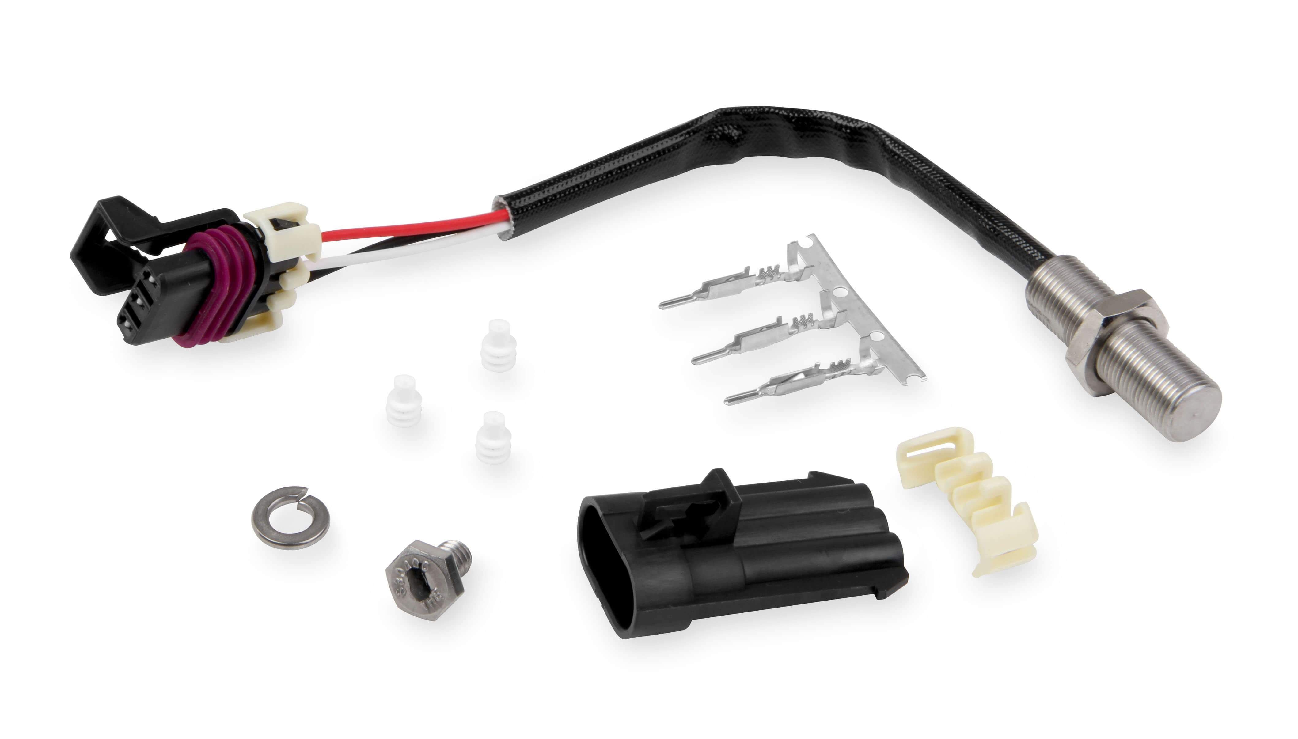 Holley Cam Sync Sensor Display of Included Parts