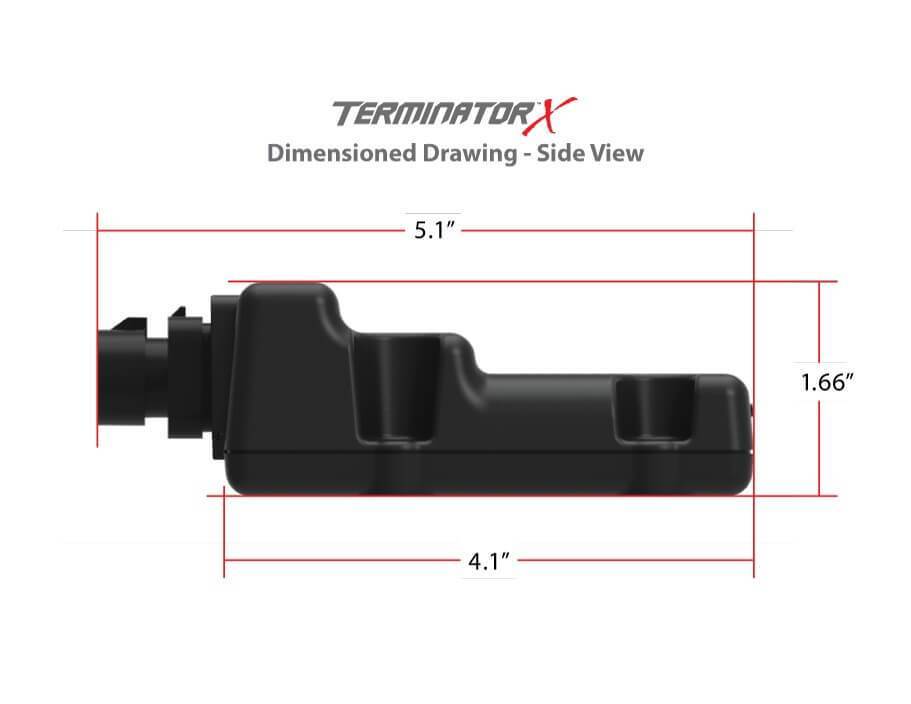 Holley Terminator X Engine Management System - 550-904 Dimension Display