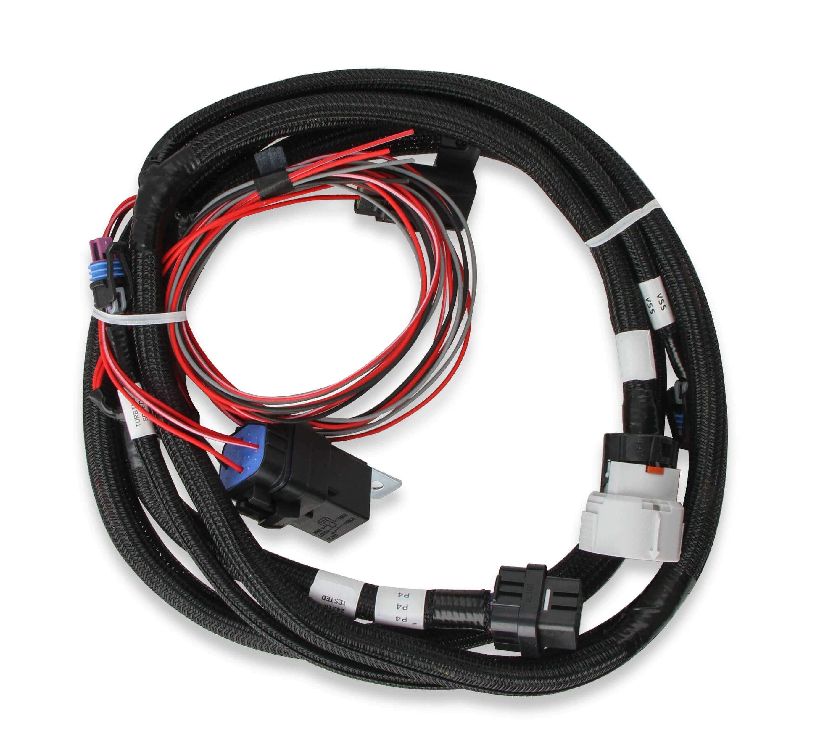 Holley Terminator X MAX Engine Management Systems Harness Display