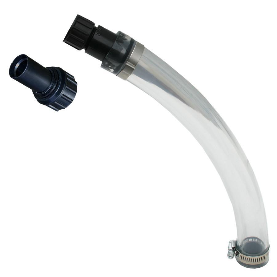 Hunsaker Quikfill Dumpcan Hose Kit w/ 1.25" x 1.0" O.D. w/Threaded Spout Nozzle Display