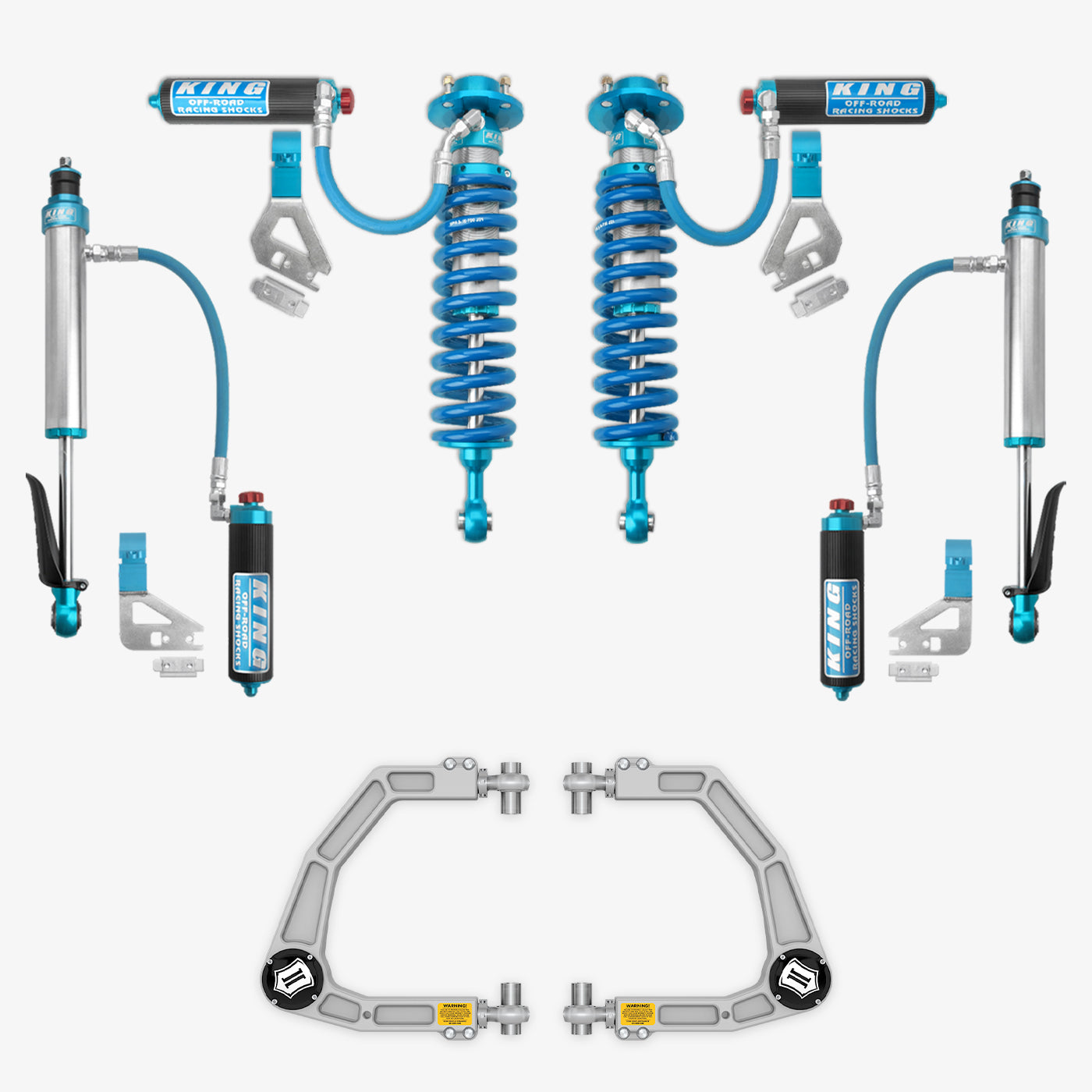 '22-25 Toyota Tundra King 2.5 RR Coilovers & Rear Shocks w/ Upper Arms & Trailing Arm Combo Kit