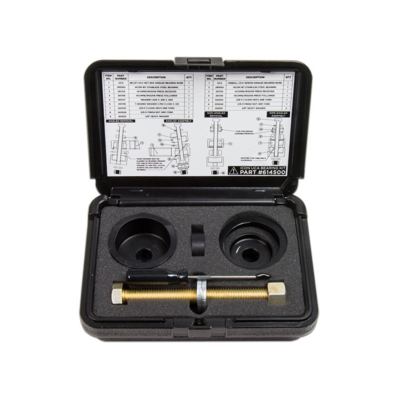 ICON On-Vehicle Uniball Replacement Tool Kit Suspension Icon Vehicle Dynamics (interior view)