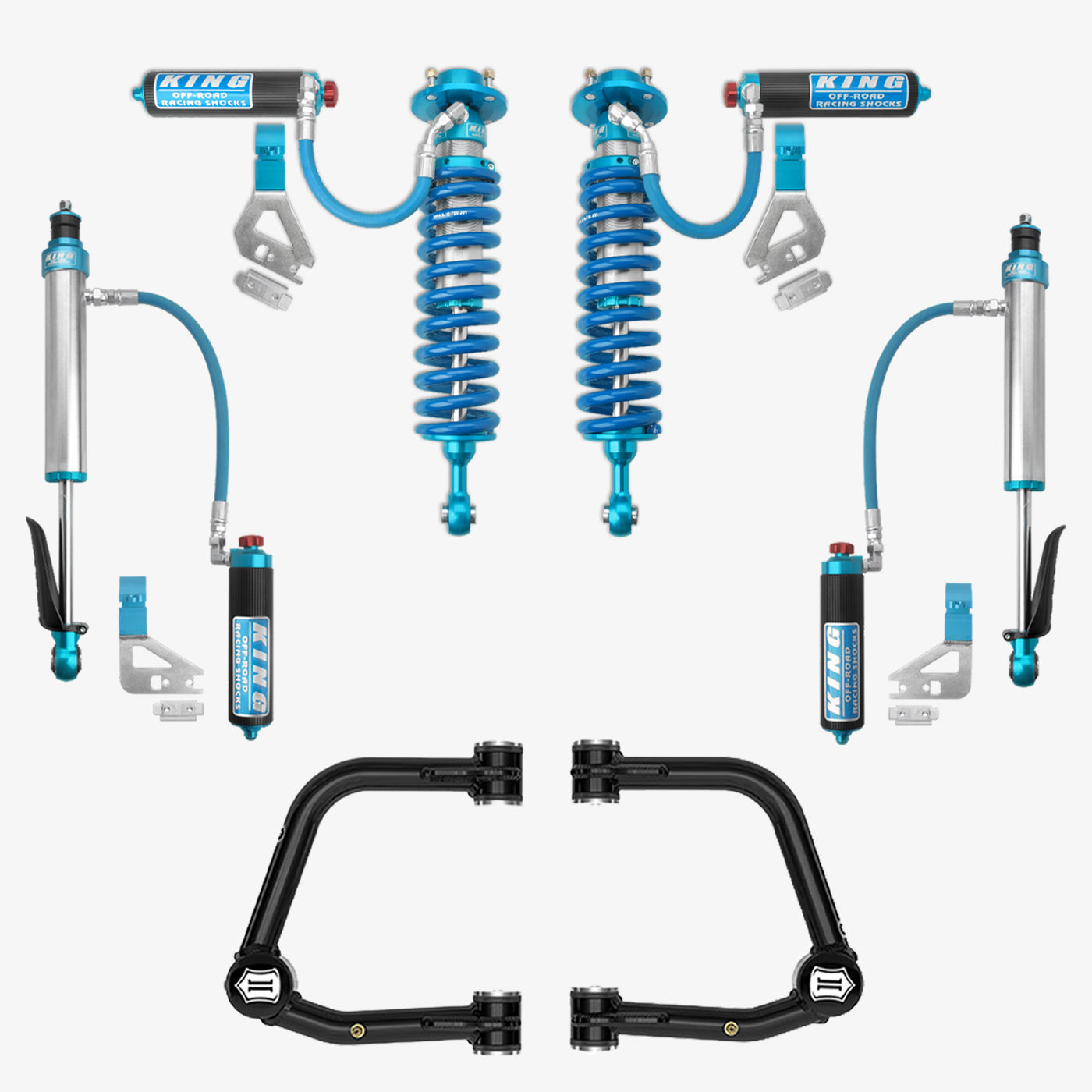 '22-25 Toyota Tundra King 2.5 RR Coilovers & Rear Shocks w/ Upper Arms & Trailing Arm Combo Kit