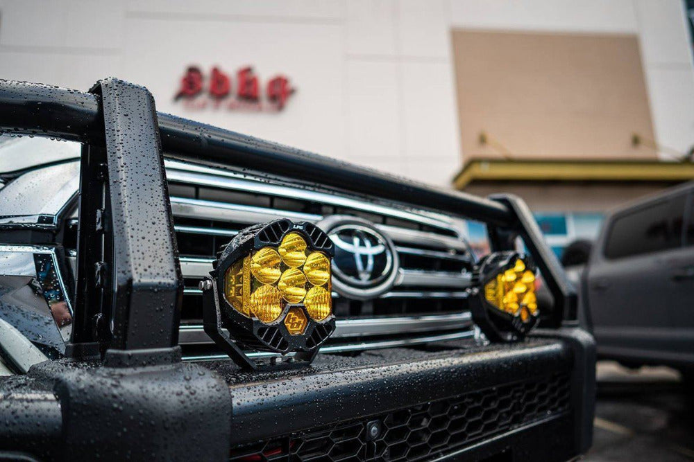 LP6 Pro LED Lights - Pair Lighting Baja Designs Close-up Display on Vehicle