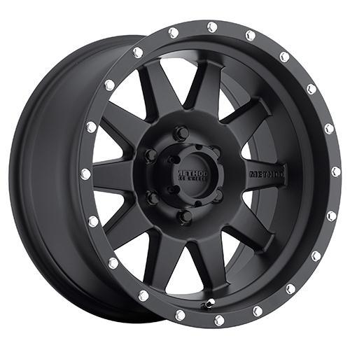 301 The Standard Wheels Matte Black 15" Method display