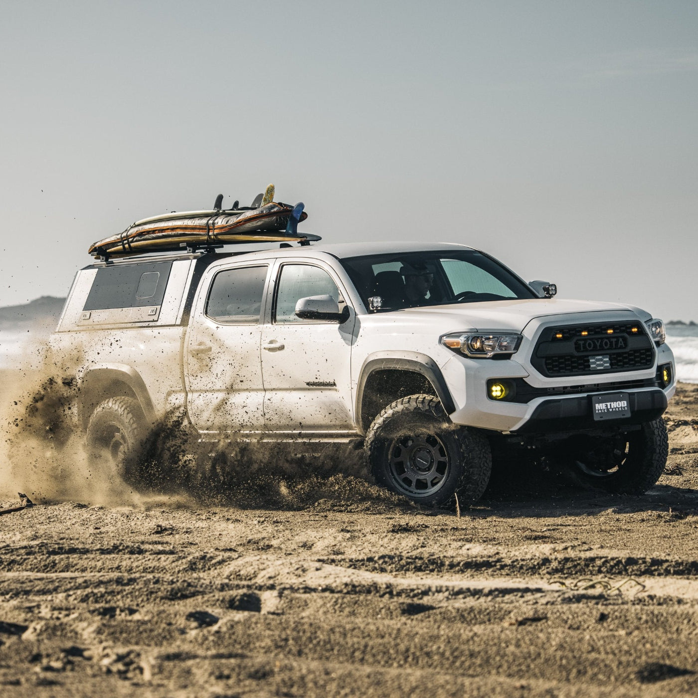 705 Trail Series Matte Black Finish Wheels Method display