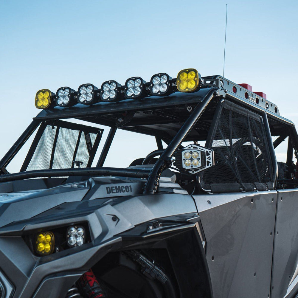 Nighthawk Mirror Kit-Squadron Sport Lighting Baja Designs Display on Vehicle