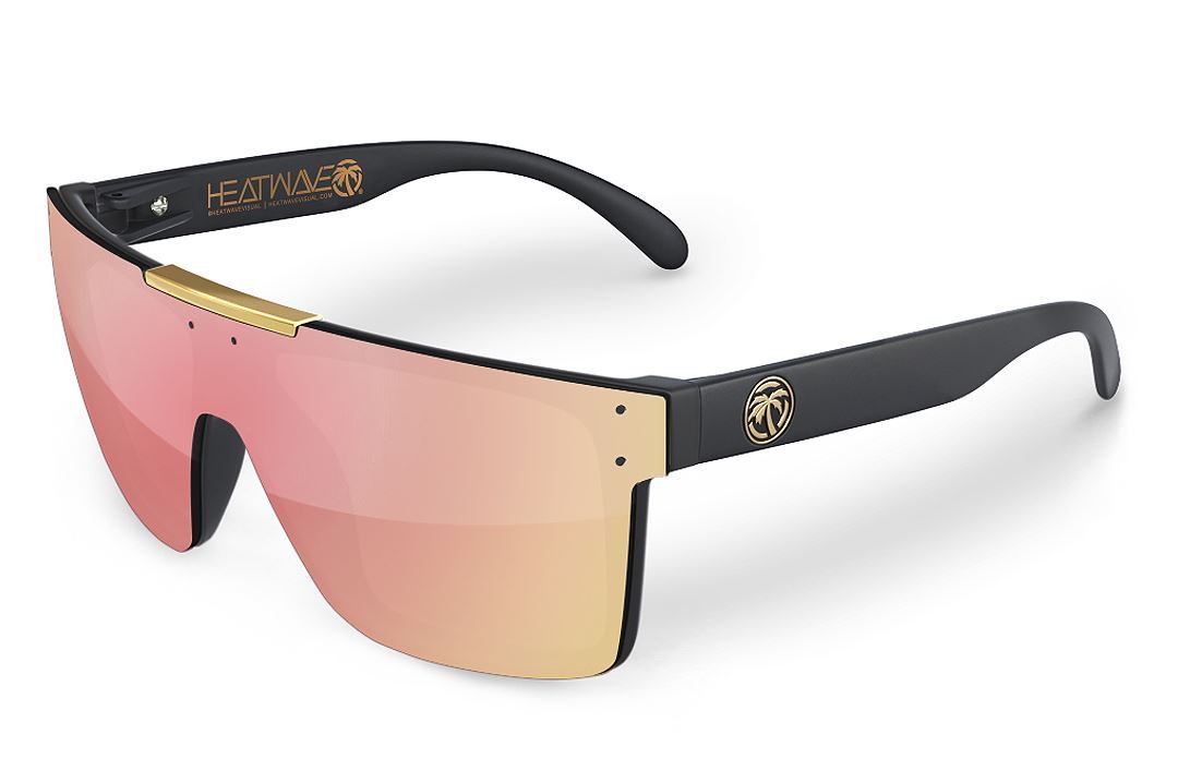 Quatro Series Rose Gold Sunglasses-Polarized Display