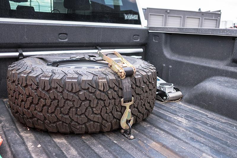 SDHQ 2" 3-Way Adjustable Spare Tire Strap Straps SDHQ Off Road