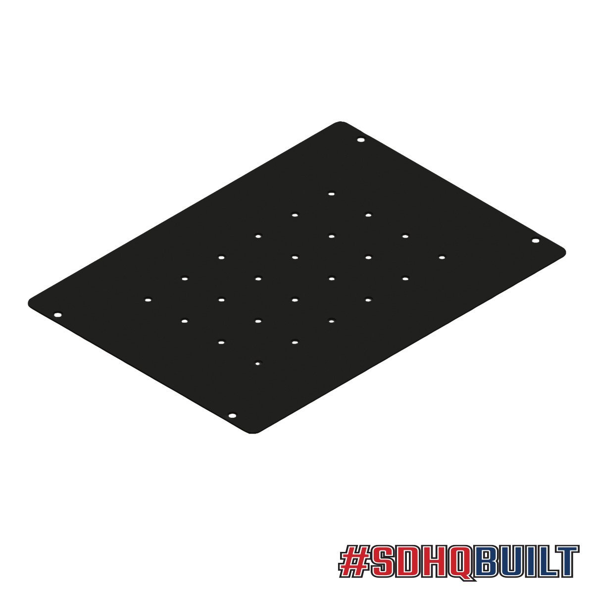 SDHQ Built In-Bed Rack Full Size Truck Tire Cradle Delete Plate Chase Rack Accessories SDHQ Off Road