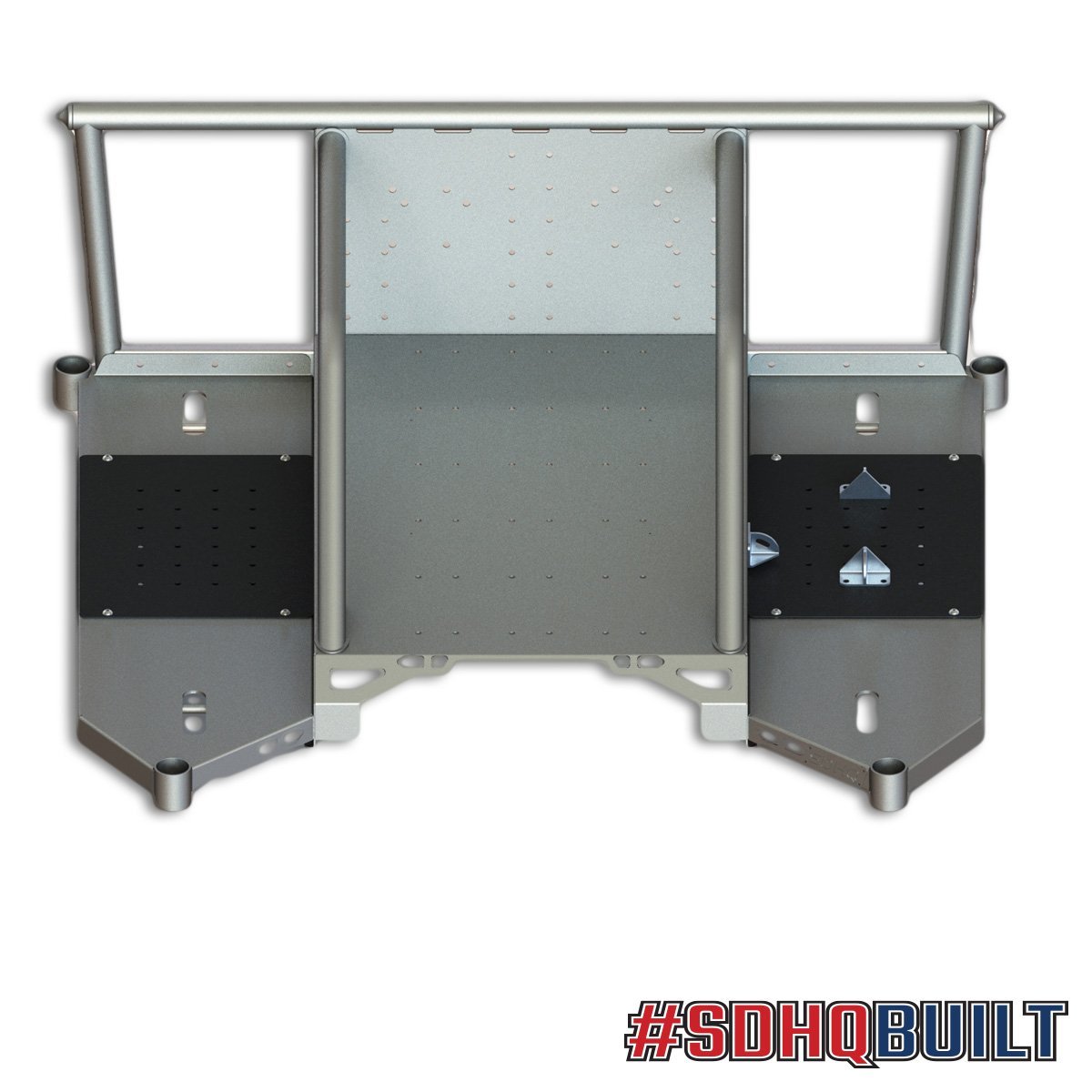 SDHQ Built In-Bed Rack Full Size Truck Tire Cradle Delete Plate Chase Rack Accessories SDHQ Off Road