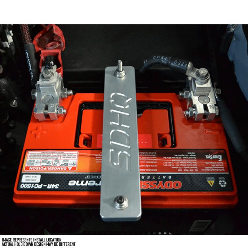 SDHQ Built Toyota Billet Battery Hold Down Battery Kit SDHQ Off Road