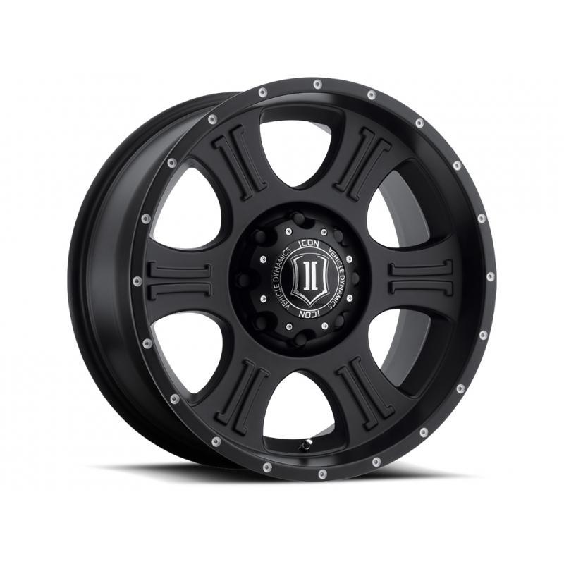 Shield 20" Satin Black Wheel Wheels Icon Alloys display